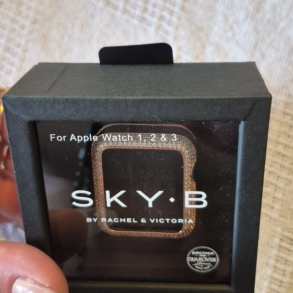 NIB SKY•B Apple Watch Triple Halo Protective Case For Series 1-3 Rose Gold 40mm